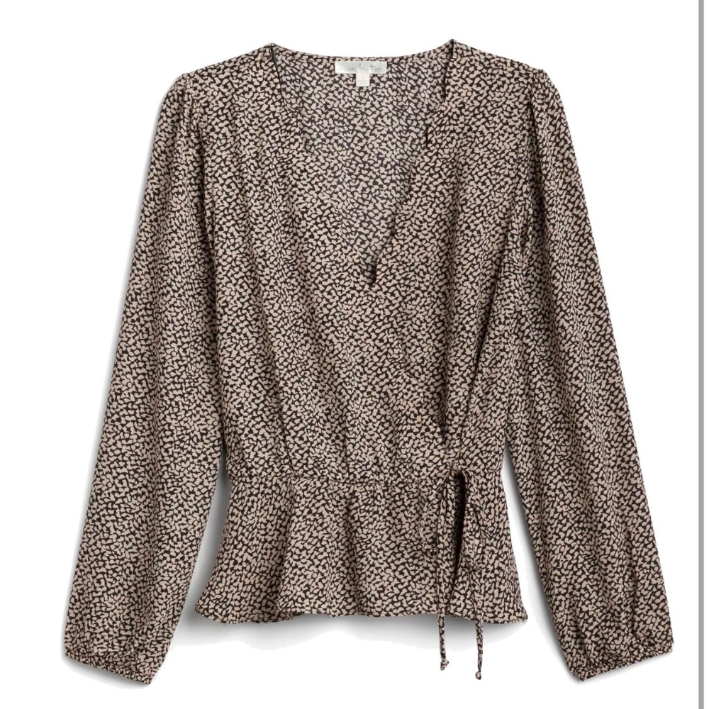 Nine Britton Cavanna Faux Wrap Blouse